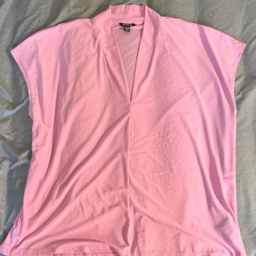 Buffalo Light Pink V-Neck Dolman Tee